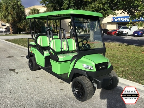Lime Bintelli Beyond 6 Passenger Golf Cart affordable golf cart rental, golf cart rent bimini