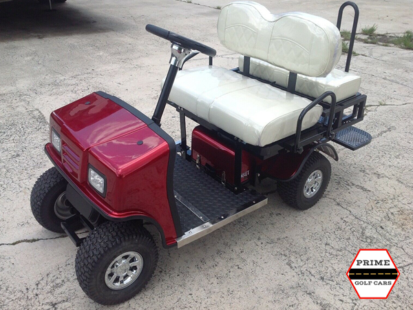 Maroon Cricket SX3 Mini Mobility Golf Cart affordable golf cart rental, golf cart rent bimini