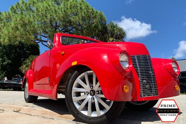 Red America EV 39 Roadster 4 Passenger Golf Cart affordable golf cart rental, golf cart rent bimini