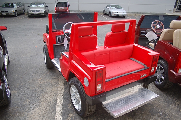 Red Hummer Golf Cart affordable golf cart rental, golf cart rent bimini