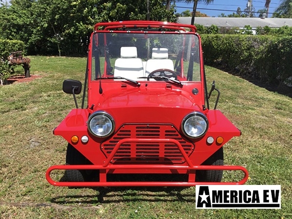 Red Mokee 4 Passenger Golf Cart affordable golf cart rental, golf cart rent bimini