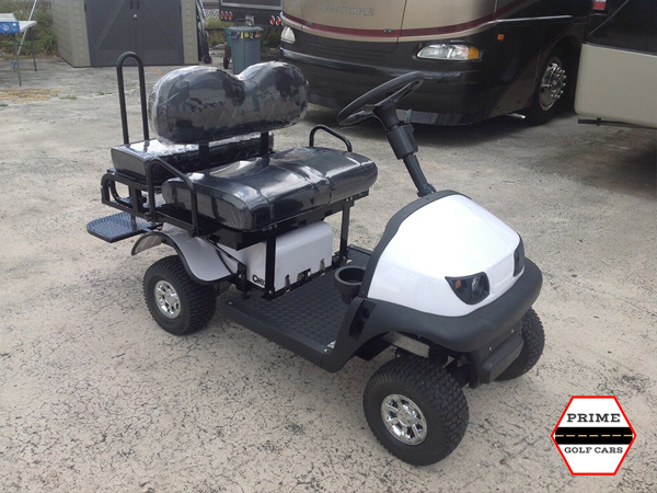 White Cricket RX5 Golf Cart affordable golf cart rental, golf cart rent bimini